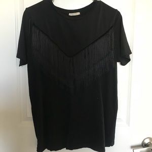 High Fashion European Tasseled Top